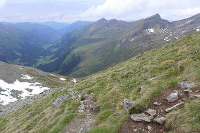 Am Weg zum Hochstubofen - Blick nach Norden in das Großsölktal