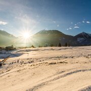 Die Sonne scheint auf der Rohrmooser Frei