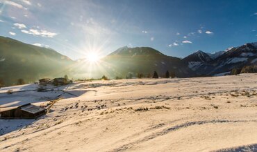 Die Sonne scheint auf der Rohrmooser Frei