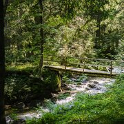 Brücke am Weg zur Lärchkaralm.